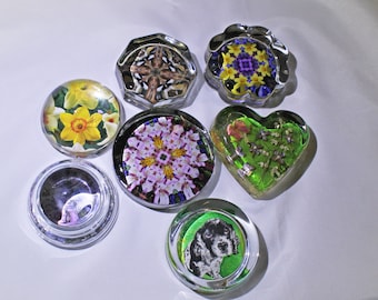 Glass Paperweights, Paperweight Flowers, Pet Memorial, Dog Ash Keepsakes, Unique Gifts Dad, Unique Gifts Ideas, Easy DIY Gifts