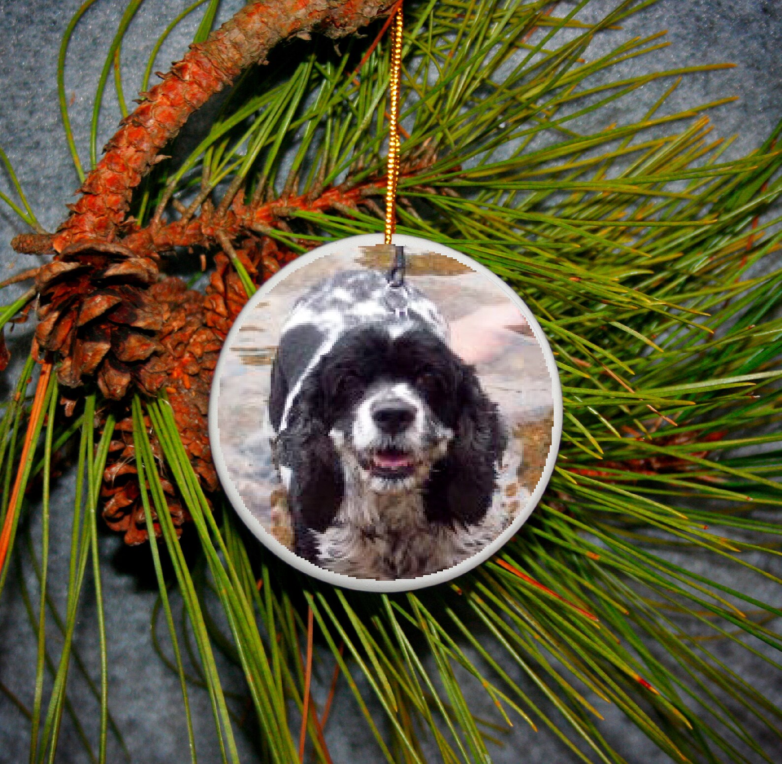 Animal Christmas Holiday Ornament Custom Wedding First | Etsy