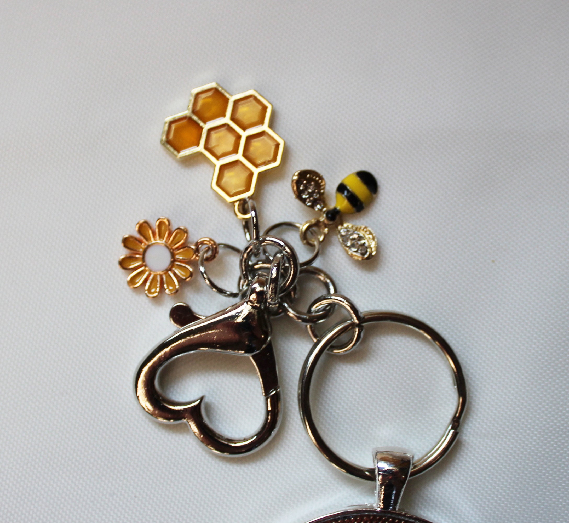 Cute Bumble Bee Custom Key chain Keychains For Women Key Fob Etsy