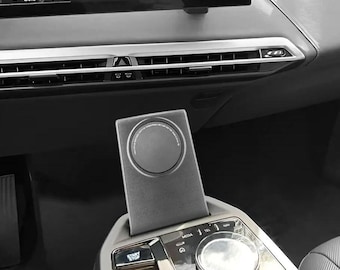 Autotelefonhalterung kompatibel mit BMW iX mit MagSafe-Wireless-Ladefunktion und Magnetring für alle Smartphones