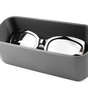 Organiseur porte-lunettes compatible avec Volkswagen ID.4/ID.5 – accessoire de console centrale, compartiment pour cartes, pièces et petits objets