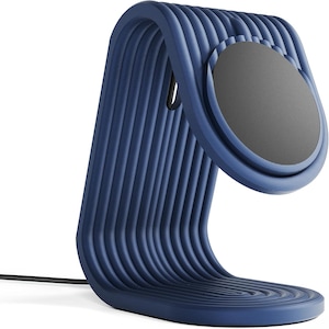 Caricatore Wireless Magnetico 15W compatibile con MagSafe, Stand Supporto da Scrivania con Slot per Caricatore compatibile con Apple Watch