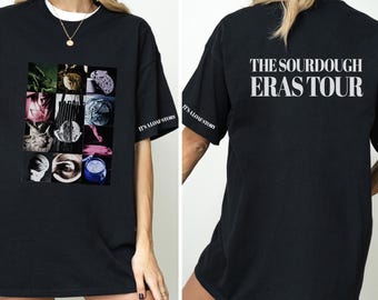 Sourdough Eras Tour Tee, It&#39;s a Loaf Story Pun T-Shirt, Unisex Cotton Top, Funny Food Lover Gift, Baker Graphic Tee, Bread Making Shirt