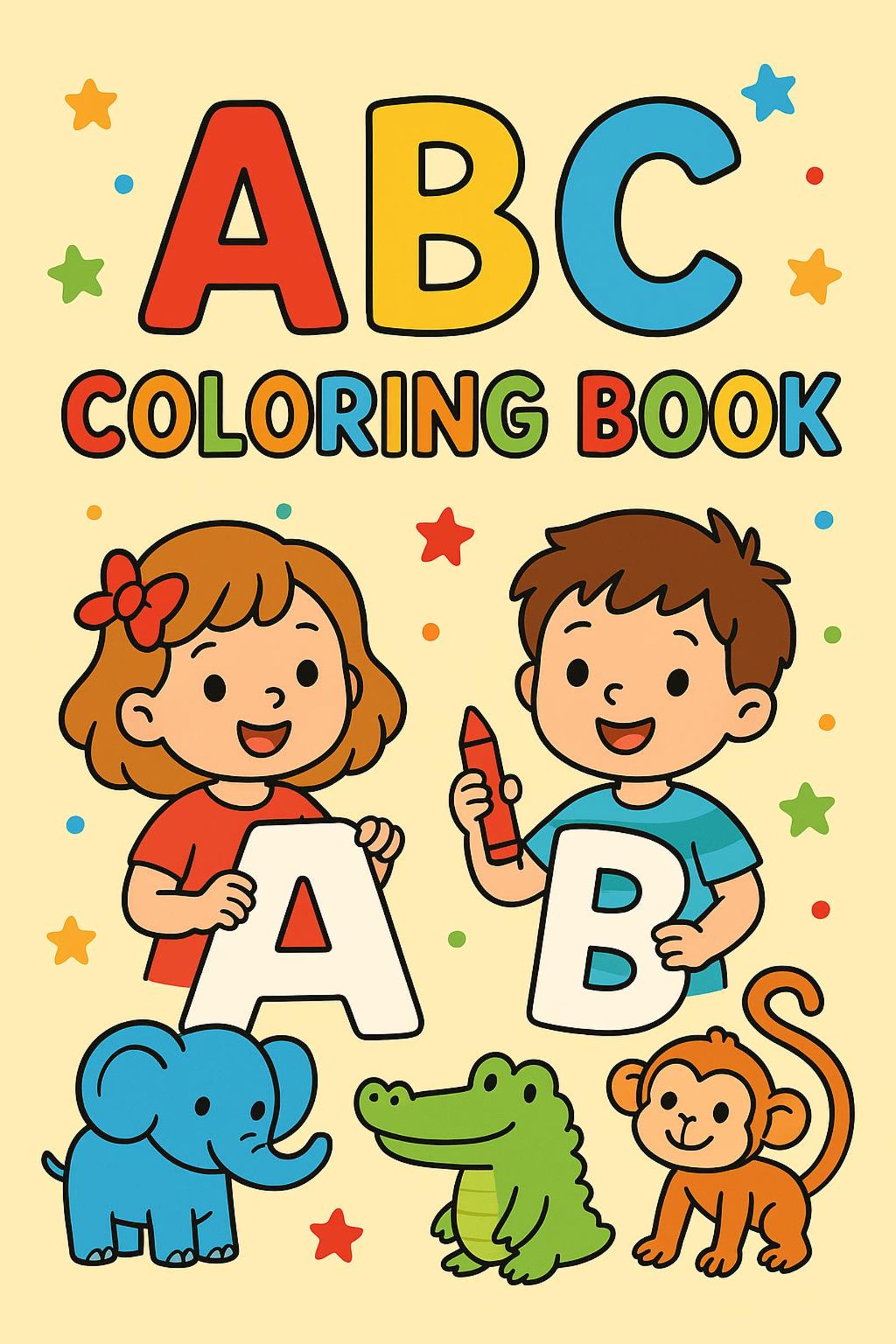Educational Coloring Book - Etsy