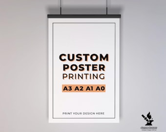 Custom Poster Printing – Personalized Wall Art, Photo, Quote, or Design