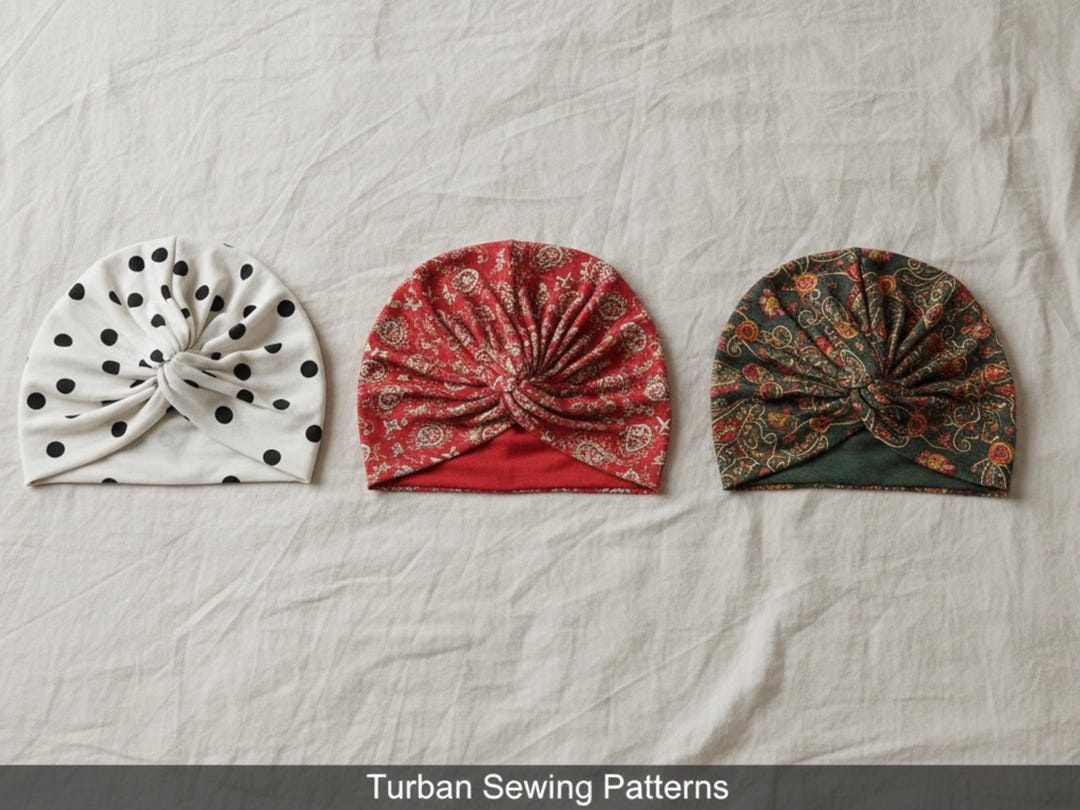 Turban Patterns Vintage Turban Hat Sewing Pattern – Easy 1950s Style (digital PDF) - Etsy