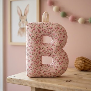 Puffy Fabric Letters Sewing Pattern Bundle (PDF), Stuffed Alphabet Template, 6 Sizes