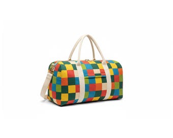 Sewing pattern-How to sew a Duffle Bag -Bag pattern and tutorial-Travel Bag