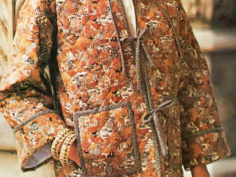Boxy Jacket Pattern Quilted Boxy Jacket Kimono Sewing Pattern – One Size (digital PDF ...