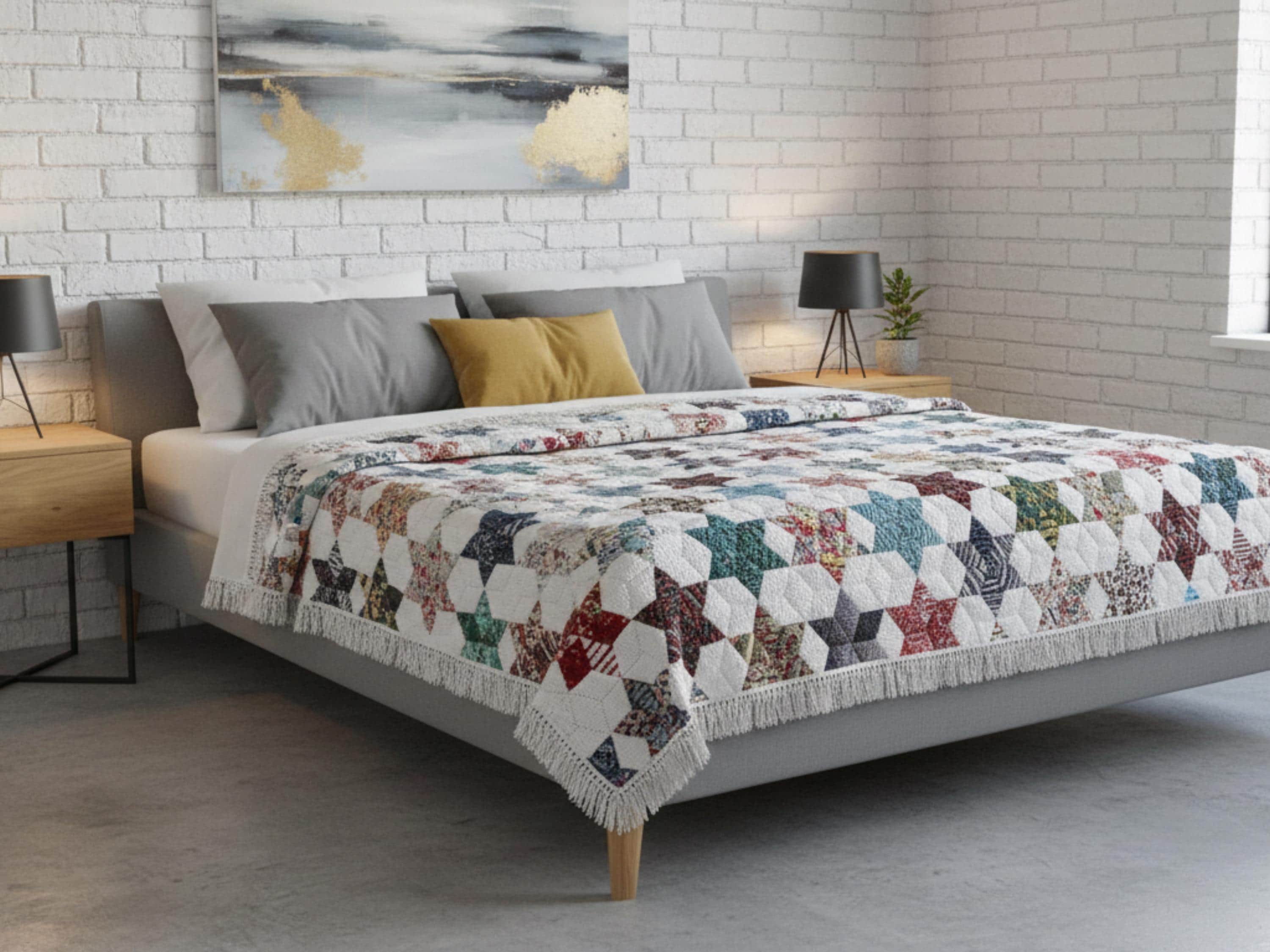 Vintage 1980s Star Quilt Pattern