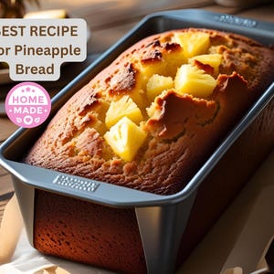 MIGLIORE RICETTA per il pane all'ananas Scarica/pacchetto di ricette GRATUITO incluso