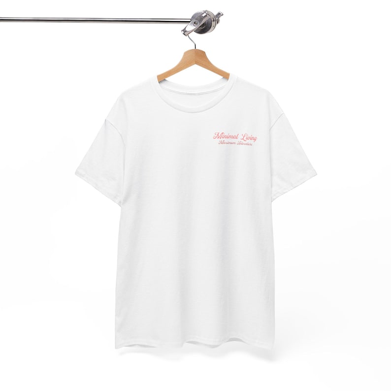 Minimal Living Maximum Adventure T-Shirt Unisex Campervan Graphic Tee, Van Life Aesthetic Shirt, Adventure Travel Gift, Minimalist Nomad image 1