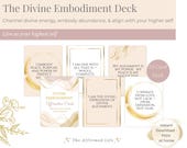Divine Embodiment Digital Affirmation Cards | Mind-Body-Spirit Alignment Deck | Embody Confidence, Presence & Inner Wisdom | Printable PDF