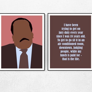 Oscar Martinez The Office Art Print Funny Quote Print Set Etsy