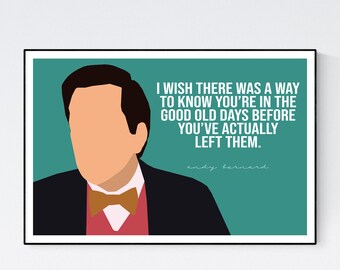 Andy Bernard Quote Etsy