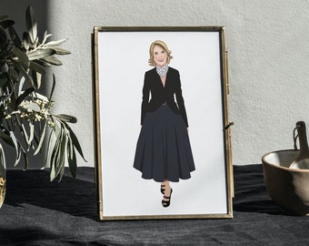 Diane Keaton Art Print