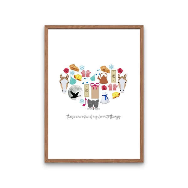 My Favorite Things, My Favourite Things, Sound of Music Printable