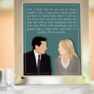 Michael and Holly Art Print The Office Couple, Love Quote, Printable Fan Gift image 6