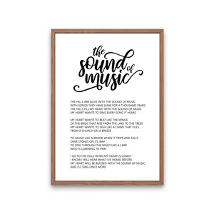 Paroles de chanson The Sound of Music