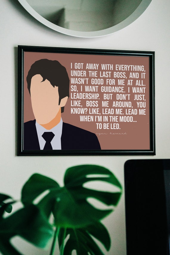The Office Ryan Howard Lead Me Quote 