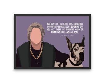 Jo Bennett - The Office TV Show Funny Quote and Portrait Poster