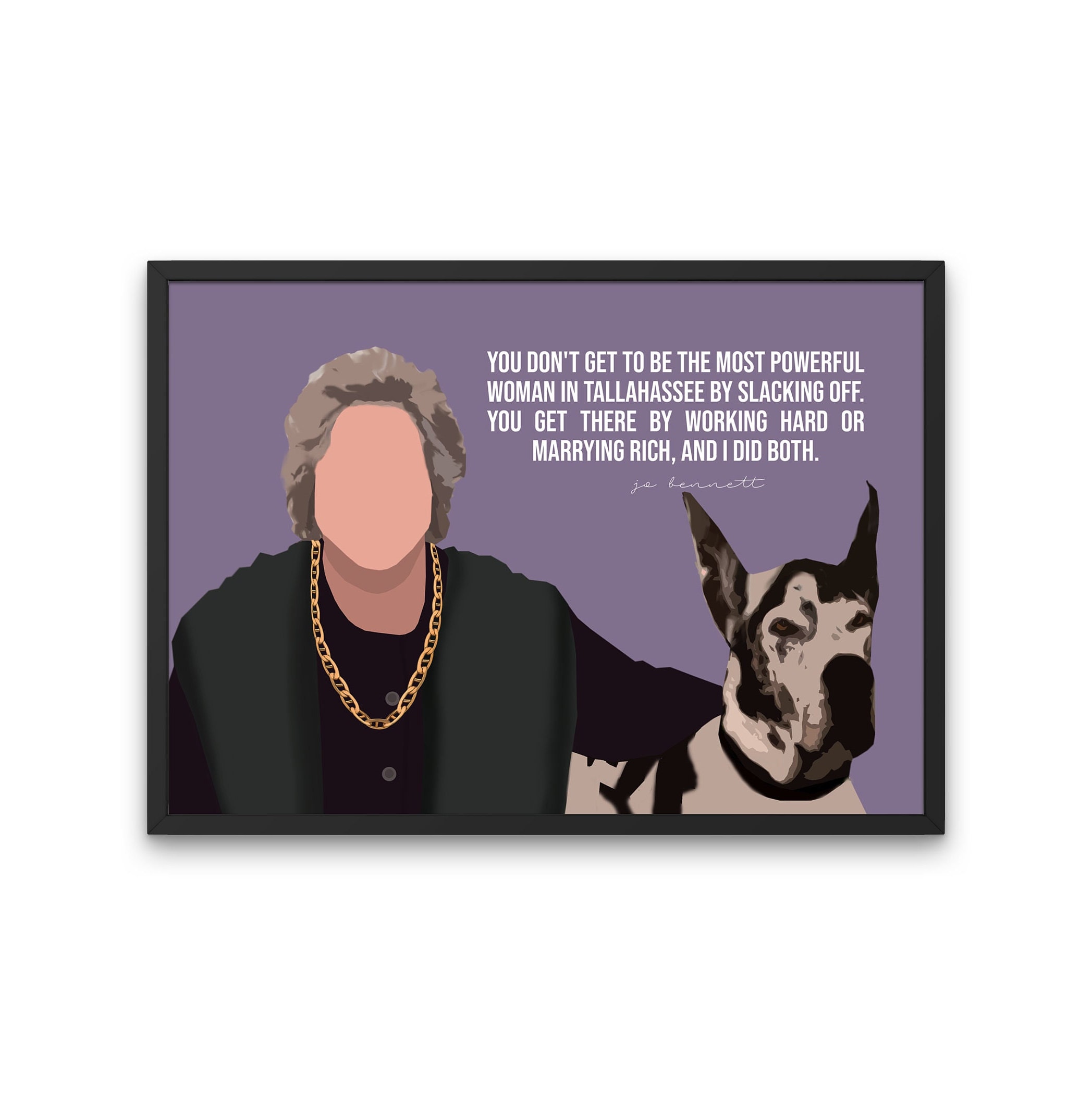 Jo Bennett the Office TV Show Funny Quote and Portrait - Etsy