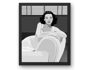 Hedy Lamarr Art Print