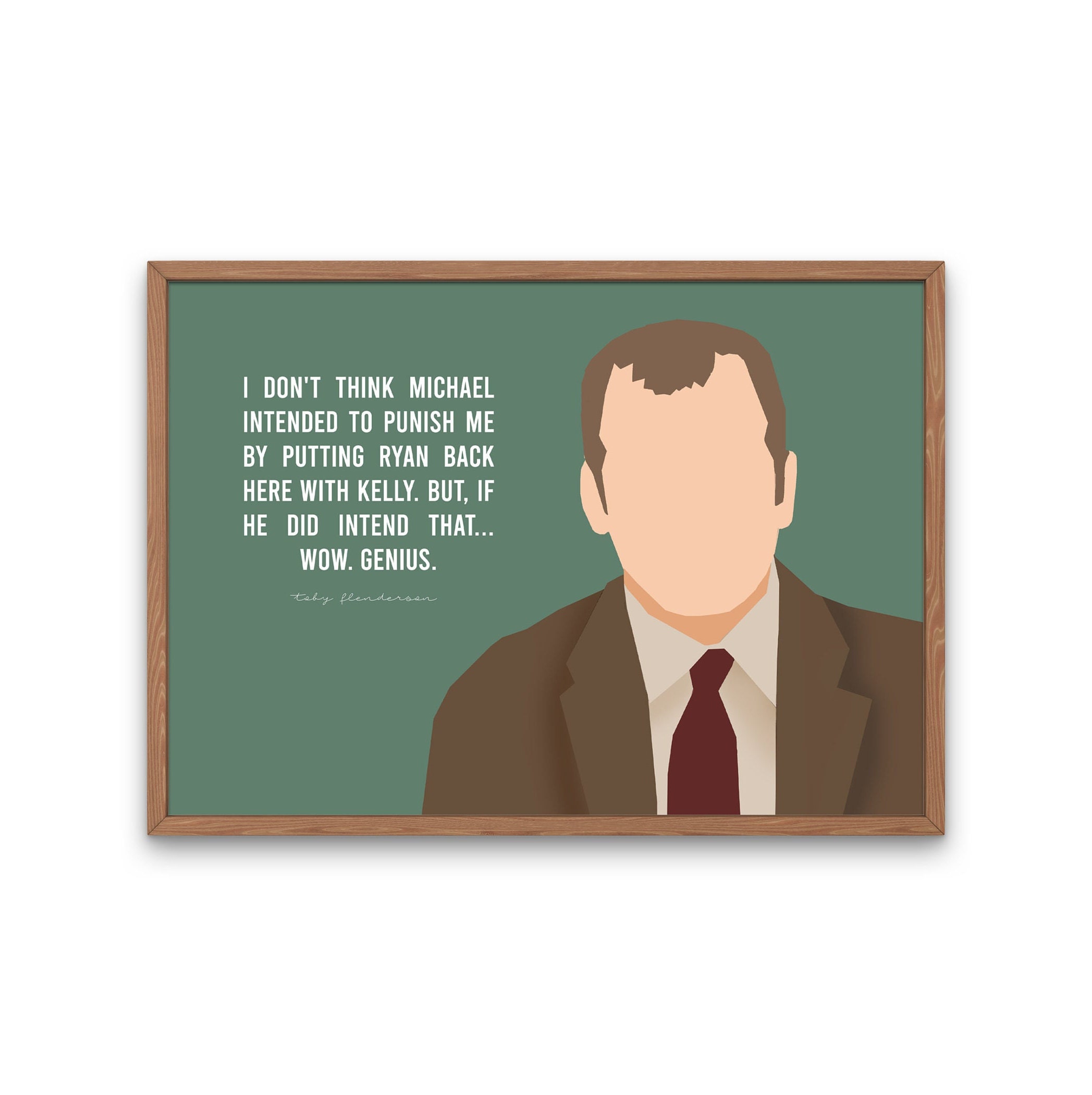 The Office TV Show Toby Flenderson Quote Fan Gift -  Israel