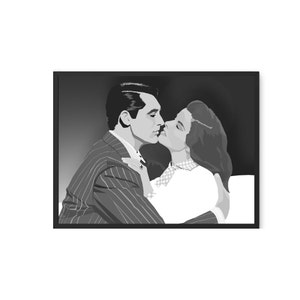 Het verhaal van Philadelphia | Afdrukbare kunst van Katharine Hepburn en Cary Grant