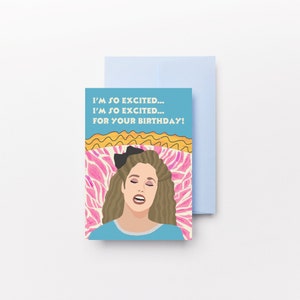 Jesse Spano Geburtstagskarte - Gerettet durch die Glocke - Printable