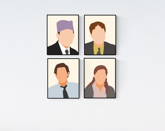 The Office TV Show Minimal Art Prints for Download