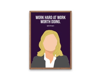 Leslie Knope Inspirational Poster | All the Strengths Quote