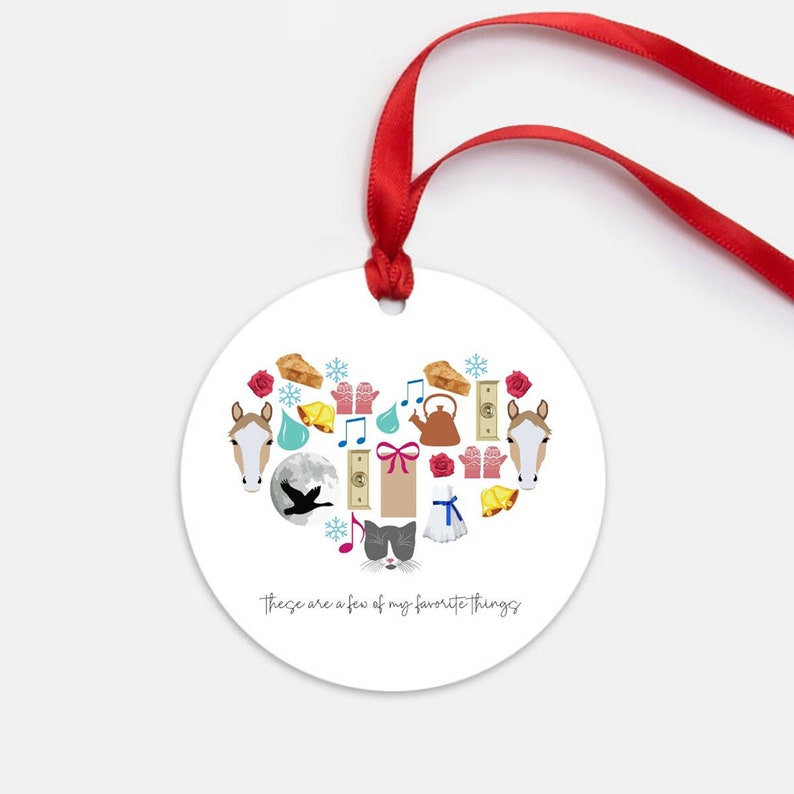 Custom Order Sound of Music Ornament My Favorite Things Song image 1