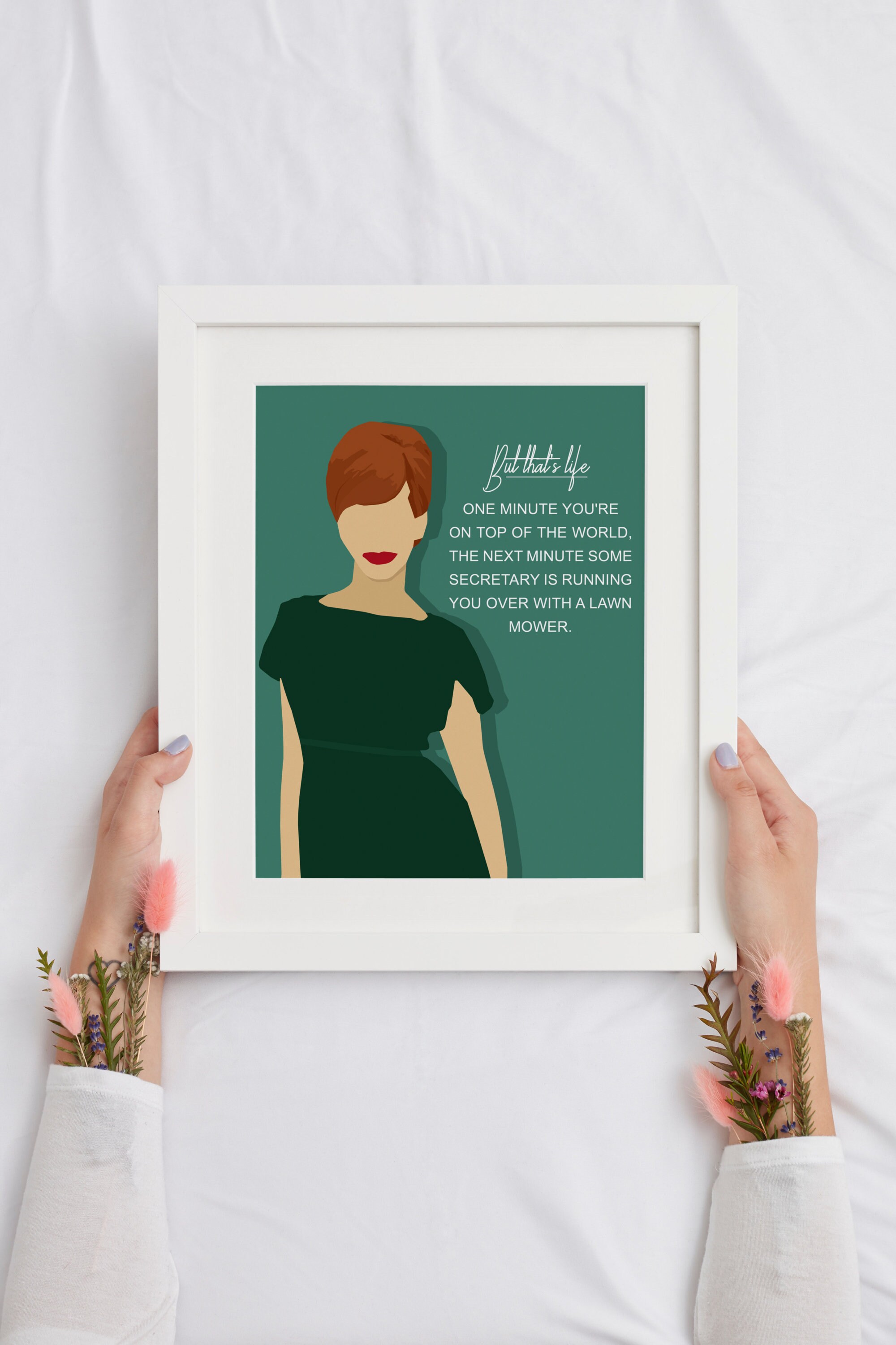 Joan Holloway Quote | Mad Men Poster - Etsy