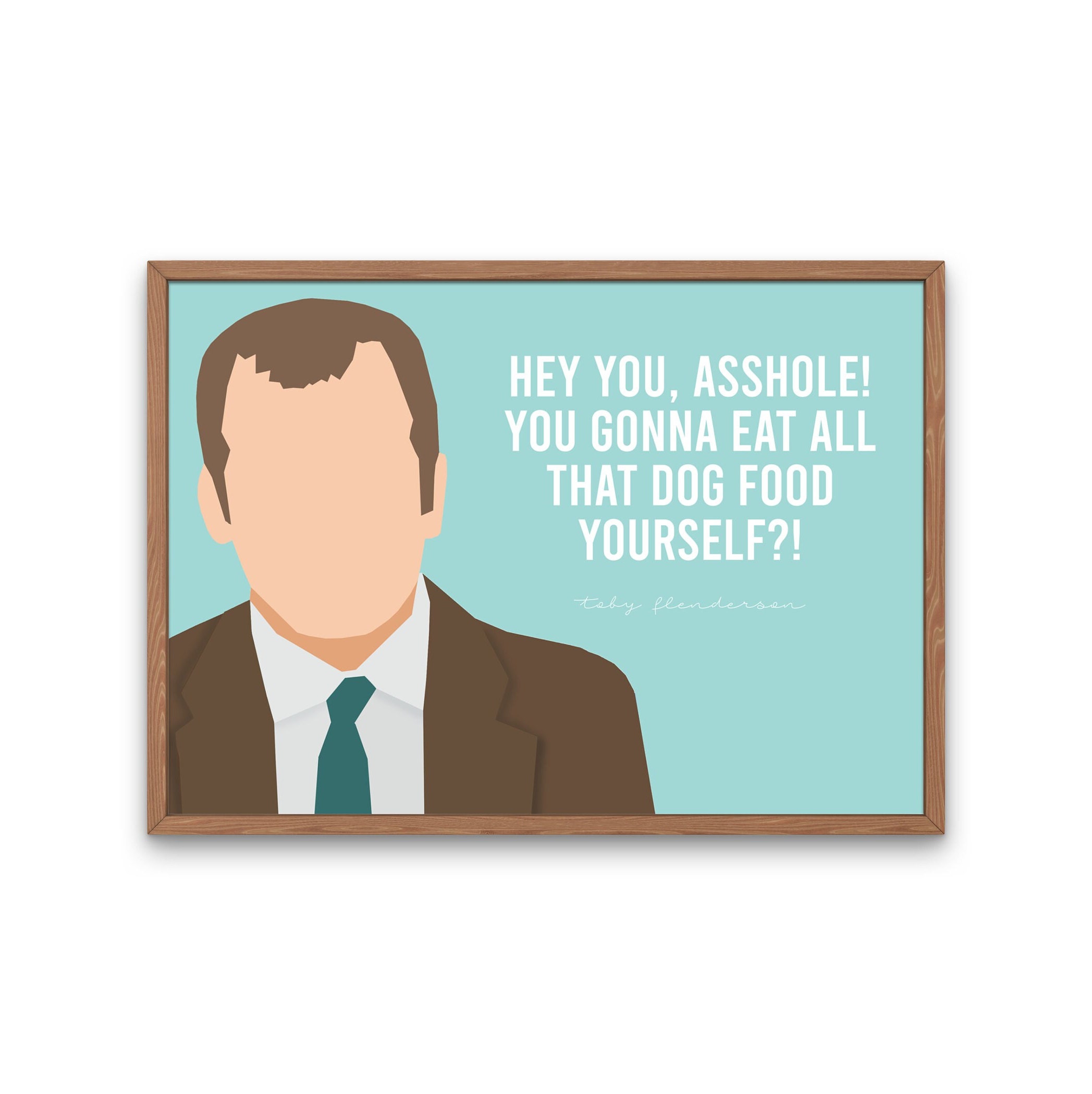 Toby / The Office Art Board Print for Sale by DrMemes