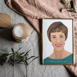 Dame Julie Andrews Art Print