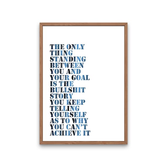 The Only Thing Standing Between You And Your Goal Wolf Of Wall Street