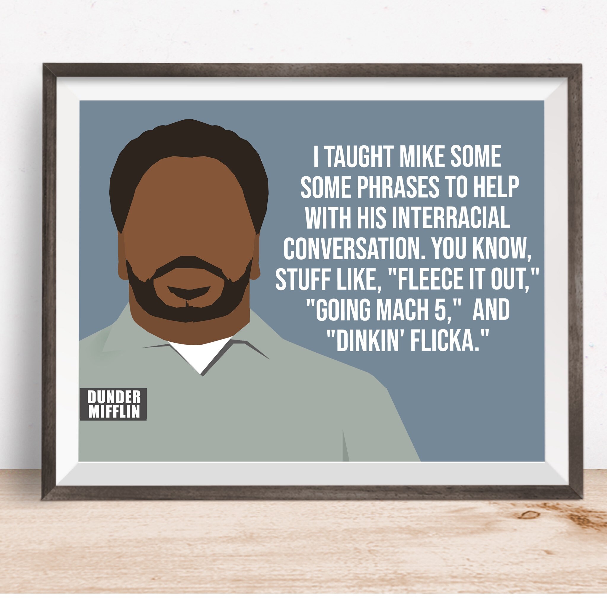 Darryl The Office Quotes Darryl From The Office Quote Dinkin Flicka | Etsy Canada