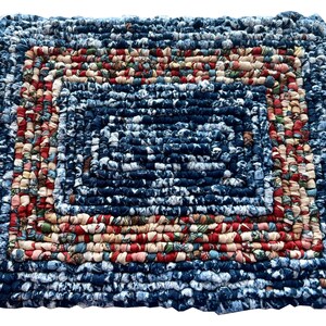 Locker Hooked Handmade Trivets for Hot Dishes - 9-1/2” x 12”