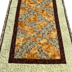 Handmade Quilted Table Runner, Wall Hanging, Table Mat – 15-1/2” x 33-1/4”