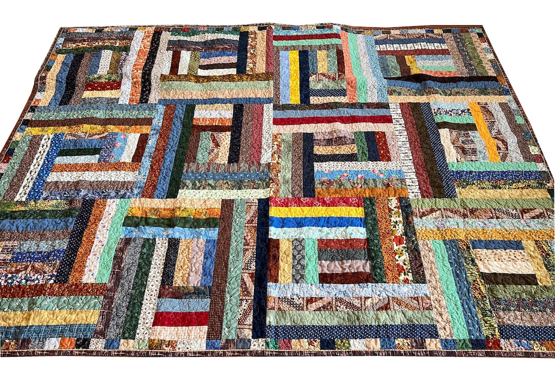 Twin Size Quilts for Sale, Handmade Lap Quilt, Patchwork Quilt, Throw