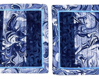 Handmade Fabric Quilted Coasters Set, Available in Set of 2