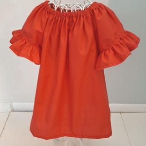 Red Dress Little Girls Infant Toddler Youth ~ Be Game Day Ready, Christmas, Valentine, July 4th dress ~ wear all year with just a Tee