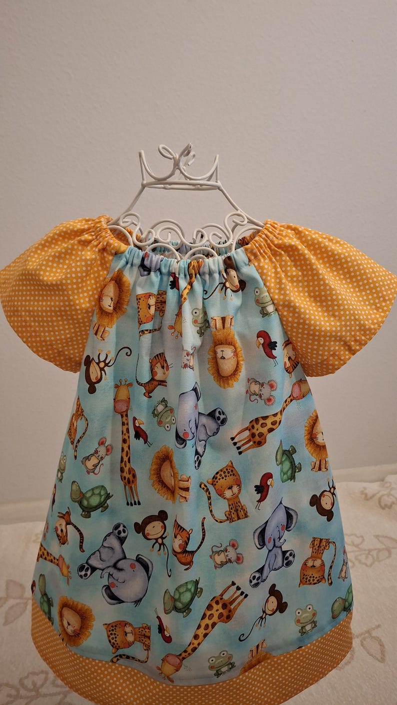 Blended Stuff Dress For Baby Boy In Different Animals Print main image 0