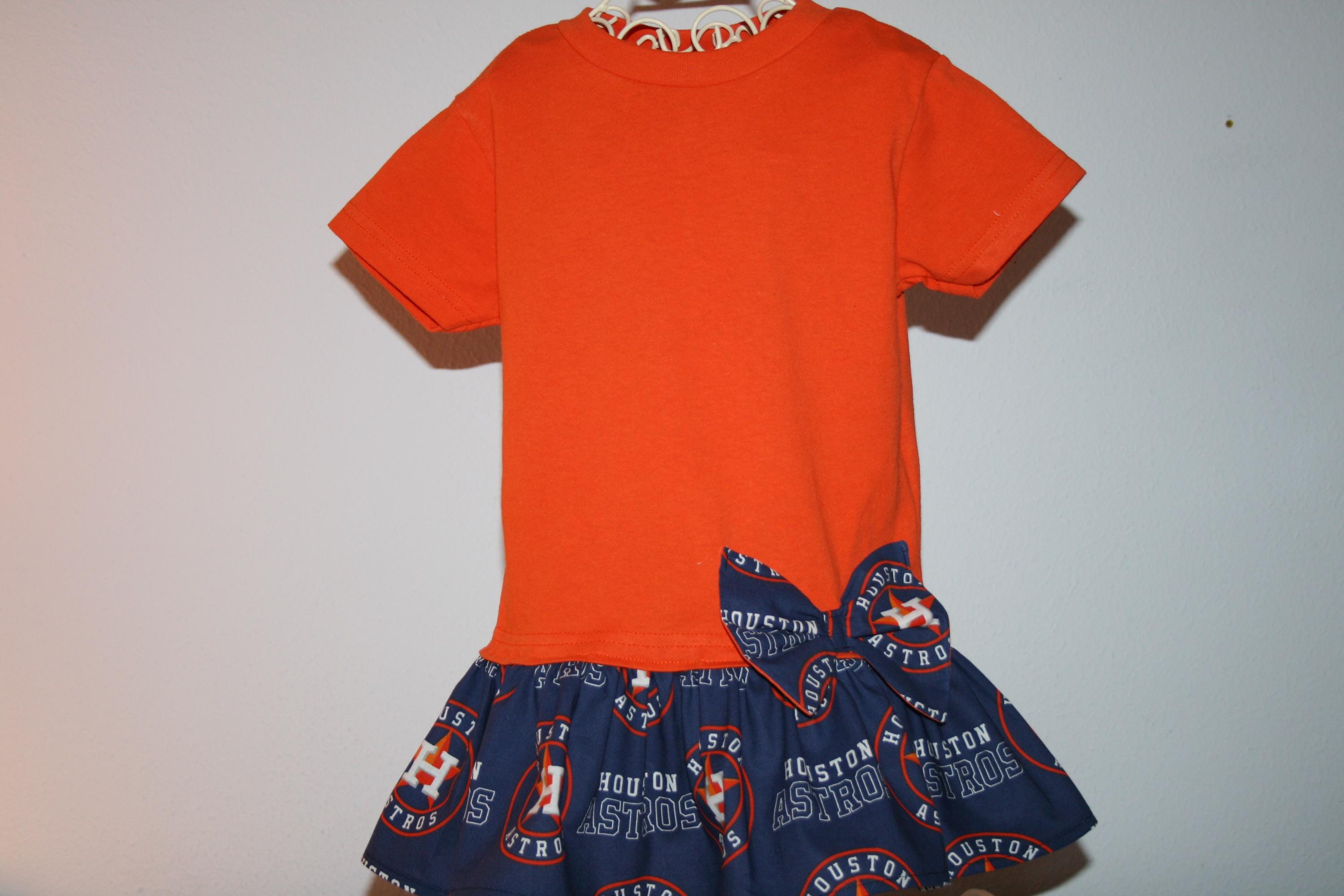 open lace back dress Houston Astros Ultimate Twirl Dress – Double Take Western Boutique main image 0