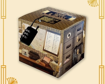 Detektiv Rätselbox – Escape Room Geschenk – kreatives Geldgeschenk – Gutschein originell verpacken – Krimi Rätsel für Freundin oder Freund
