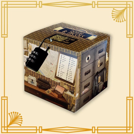 Detektiv Rätselbox – Escape Room Geschenk – kreatives Geldgeschenk – Gutschein originell verpacken – Krimi Rätsel für Freundin oder Freund