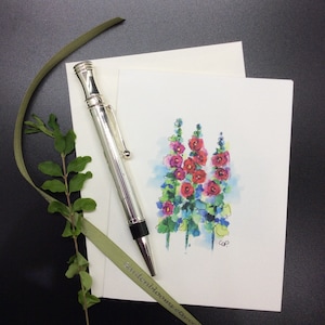 Ensemble de six cartes de notes imprimées / Cartes de notes d’aquarelle imprimées professionnellement de mon art / Ensemble de six cartes de notes