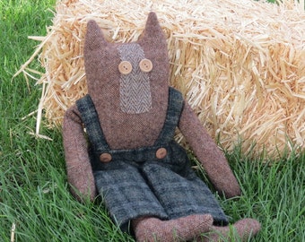 Pierre Puddy Cat Wool Cat Doll Handmade Cat Doll