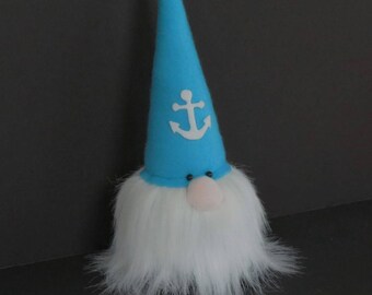 Nautical Gnome, Seaside Gnome,  Gnome Doll